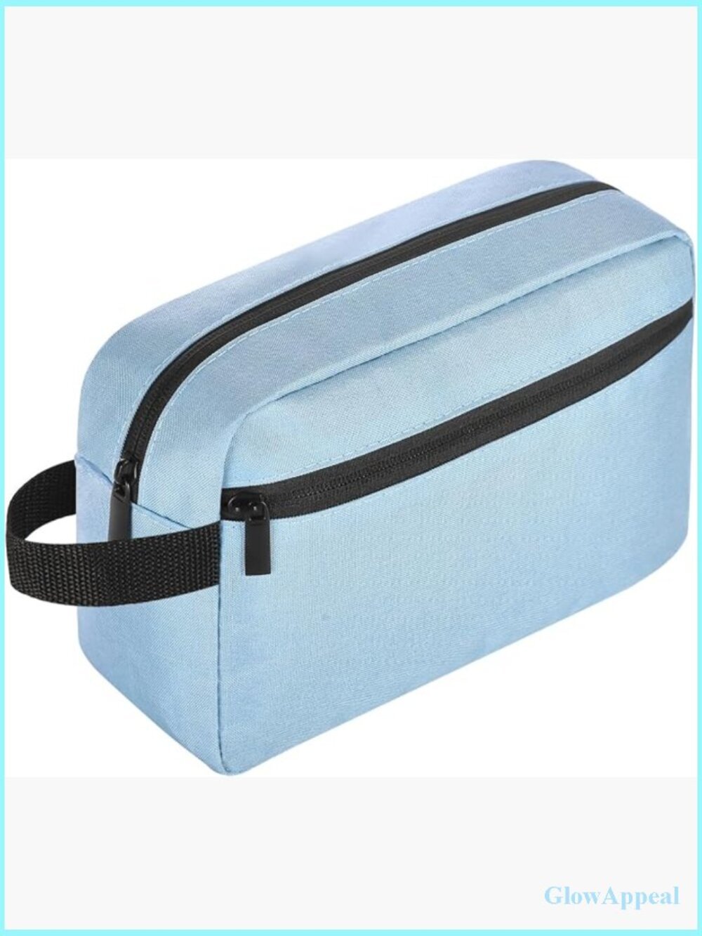 Large Toiletry Bag Hanging Cosmetic Travel Case Lightweight Oxford Fabric Black